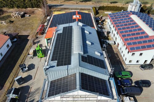 MRE Mehner & Rust Etiketten GmbH - Photovoltaikanlage in Lichtentanne bei Zwickau