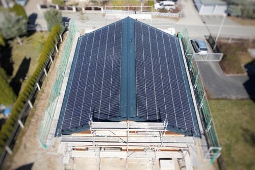 Photovoltaikanlage Einfamilienhaus Ost-West-Ausrichtung